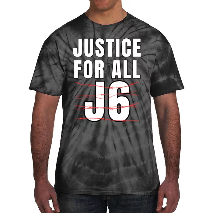 Justice For All J6, First Amendment, J6, Freedom Tie-Dye T-Shirt