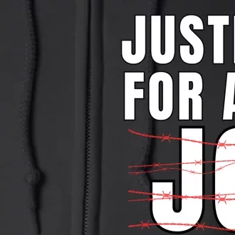 Justice For All J6, First Amendment, J6, Freedom Full Zip Hoodie