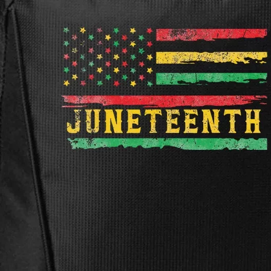 Juneteenth Flag African American Wo City Backpack