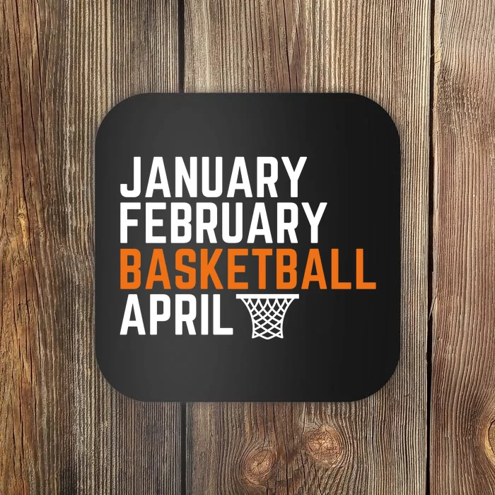 January February Basketball April Madness College Coaster