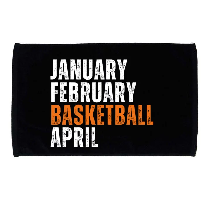 January February Basketball April Madness College Microfiber Hand Towel