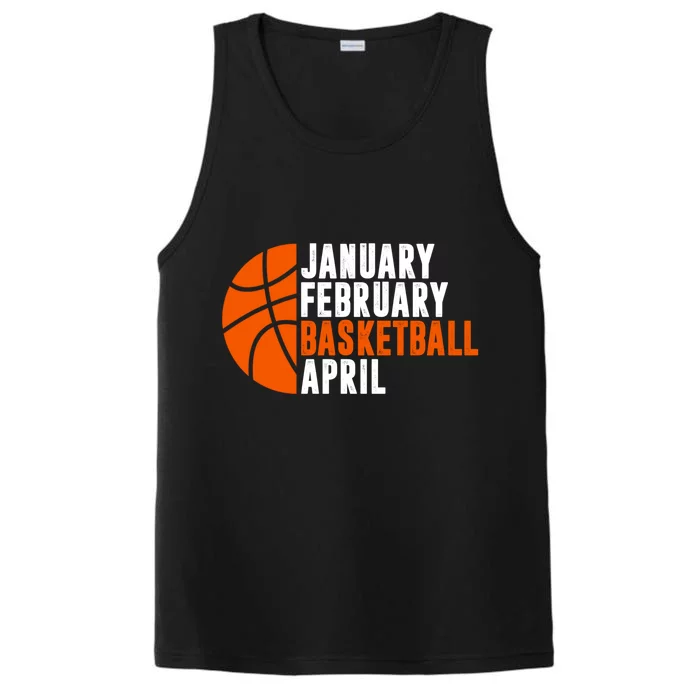 January February Basketball April Madness College Basketball Season Performance Tank