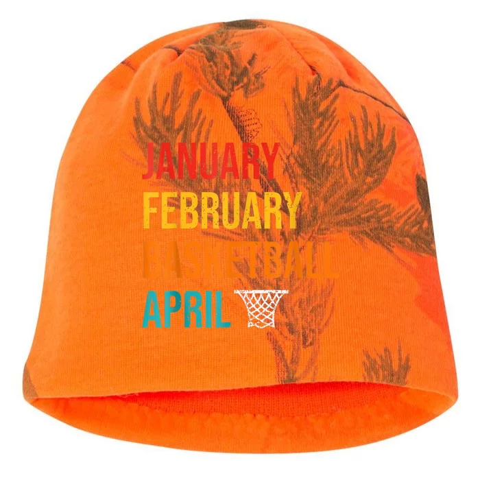 January February Basketball April Madness College Kati - Camo Knit Beanie