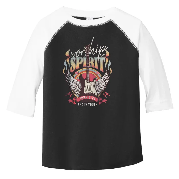 Jesus Faith Based Worship In Spirit Toddler Fine Jersey T-Shirt