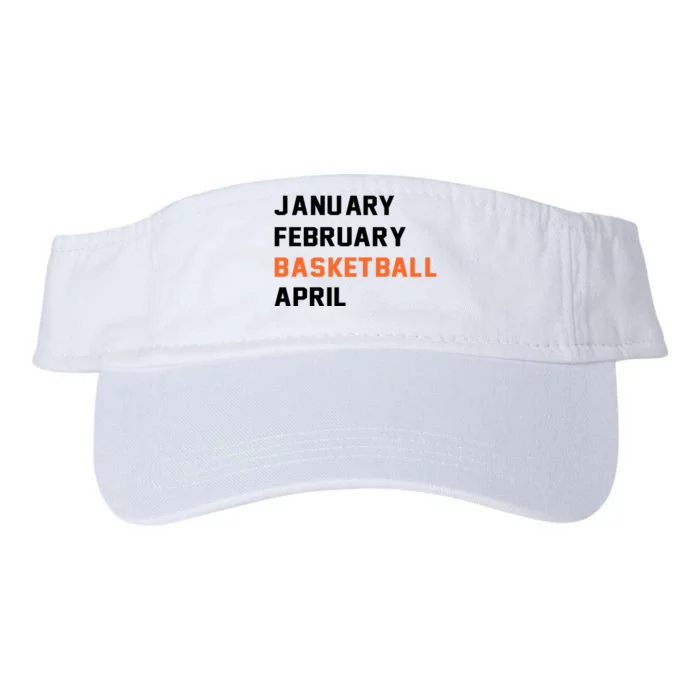 January February Basketball April College Basketball Fan Valucap Bio-Washed Visor