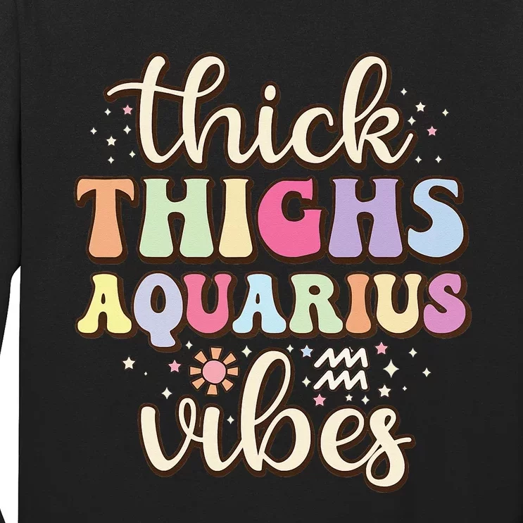 January February birthday astrology Aquarius Zodiac sign Long Sleeve Shirt