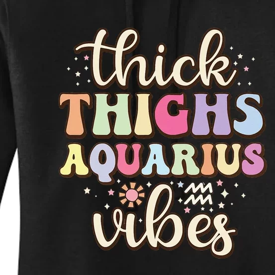 January February birthday astrology Aquarius Zodiac sign Women's Pullover Hoodie