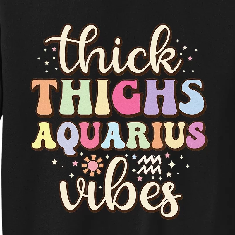 January February birthday astrology Aquarius Zodiac sign Tall Sweatshirt