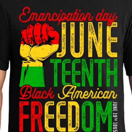 Juneteenth Freedom Black History Month Funny Gift Pajama Set