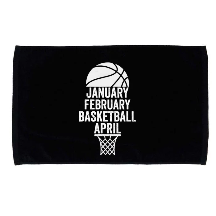 January February Basketball April March College Basketball Microfiber Hand Towel