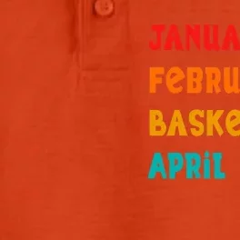 January February Basketball April Funny Basketball Season Dry Zone Grid Performance Polo