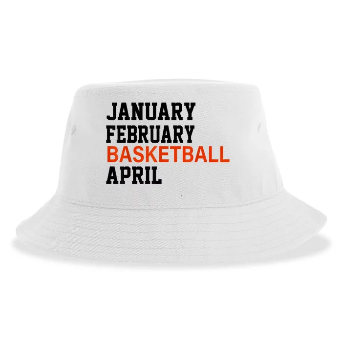 January February Basketball April Madness College Sustainable Bucket Hat