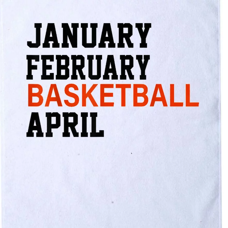 January February Basketball April Madness College Platinum Collection Golf Towel