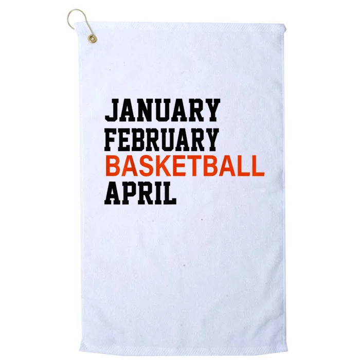 January February Basketball April Madness College Platinum Collection Golf Towel