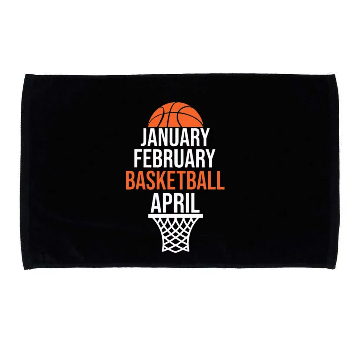 January February Basketball April March College Basketball Microfiber Hand Towel