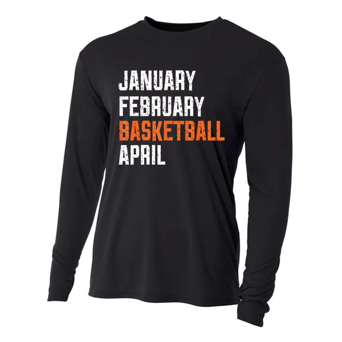 January February Basketball April Cooling Performance Long Sleeve Crew