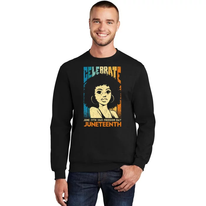 Juneteenth Freedom Breaking Every Chain Since 1865 Tall Sweatshirt