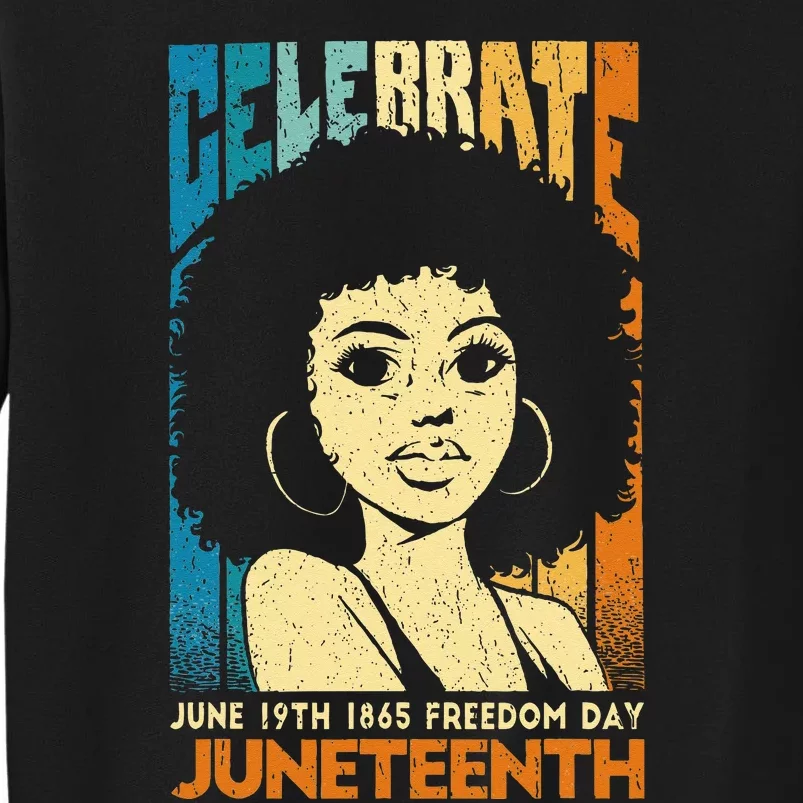 Juneteenth Freedom Breaking Every Chain Since 1865 Tall Sweatshirt