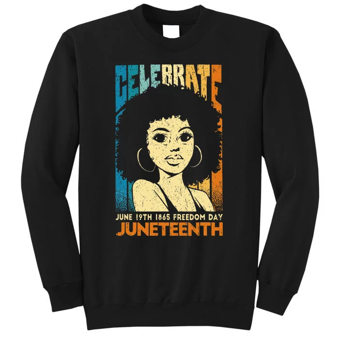 Juneteenth Freedom Breaking Every Chain Since 1865 Tall Sweatshirt