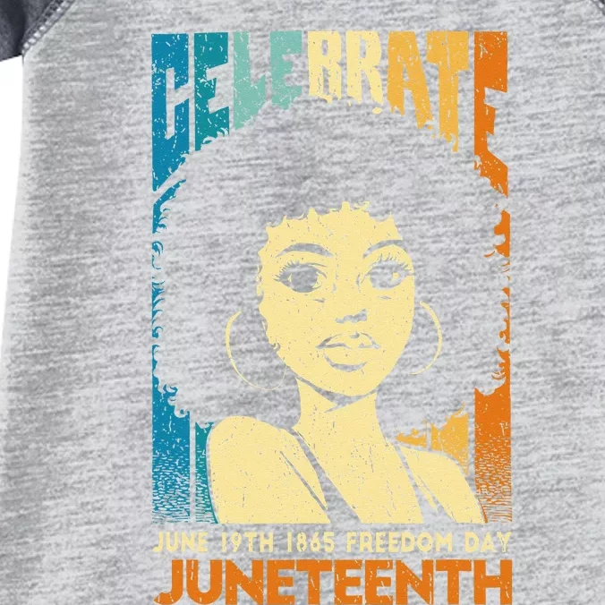 Juneteenth Freedom Breaking Every Chain Since 1865 Infant Baby Jersey Bodysuit