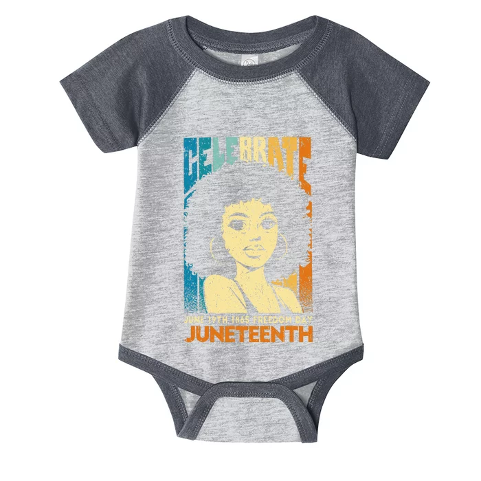 Juneteenth Freedom Breaking Every Chain Since 1865 Infant Baby Jersey Bodysuit