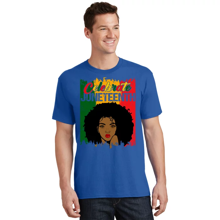 Juneteenth Freedom Celebrate Melanin African American Great Gift T-Shirt