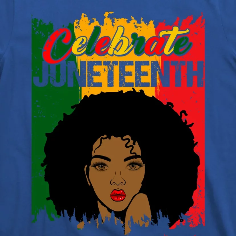 Juneteenth Freedom Celebrate Melanin African American Great Gift T-Shirt