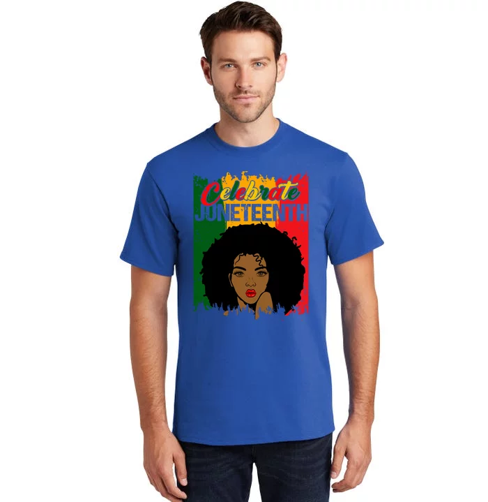 Juneteenth Freedom Celebrate Melanin African American Great Gift Tall T-Shirt