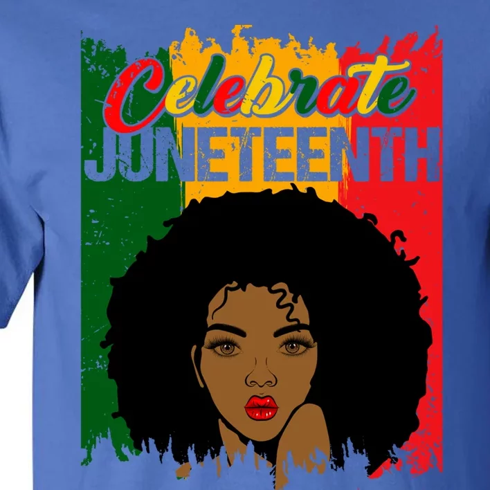 Juneteenth Freedom Celebrate Melanin African American Great Gift Tall T-Shirt