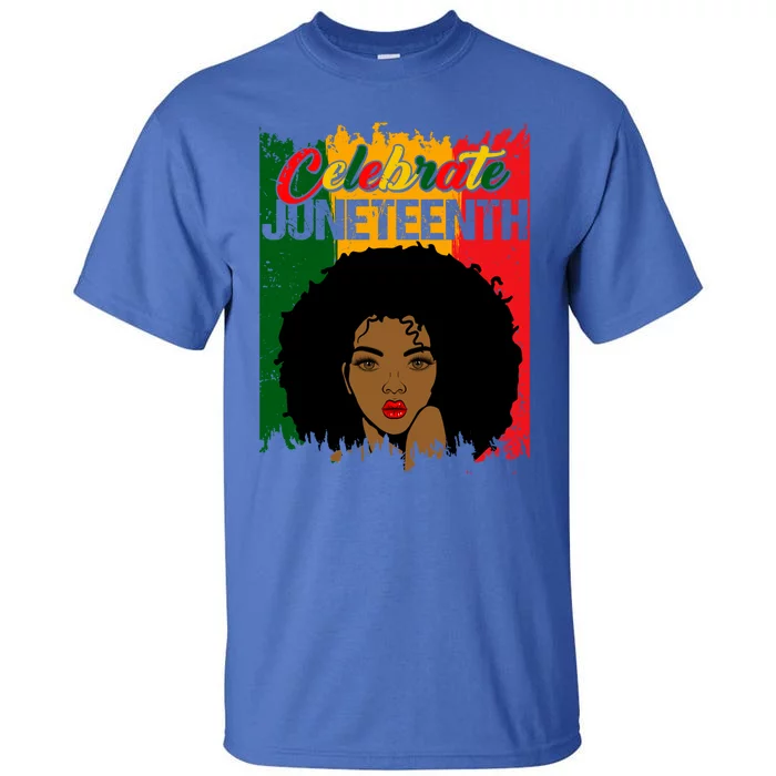 Juneteenth Freedom Celebrate Melanin African American Great Gift Tall T-Shirt