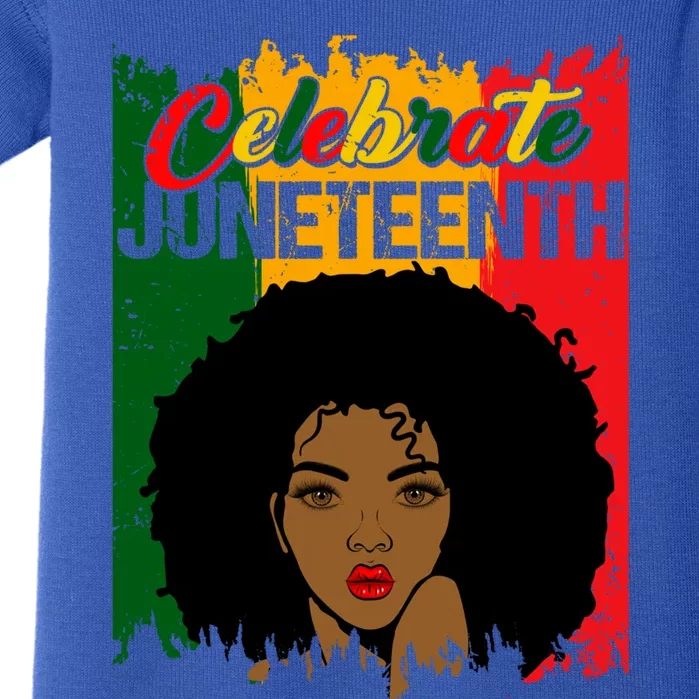 Juneteenth Freedom Celebrate Melanin African American Great Gift Baby Bodysuit