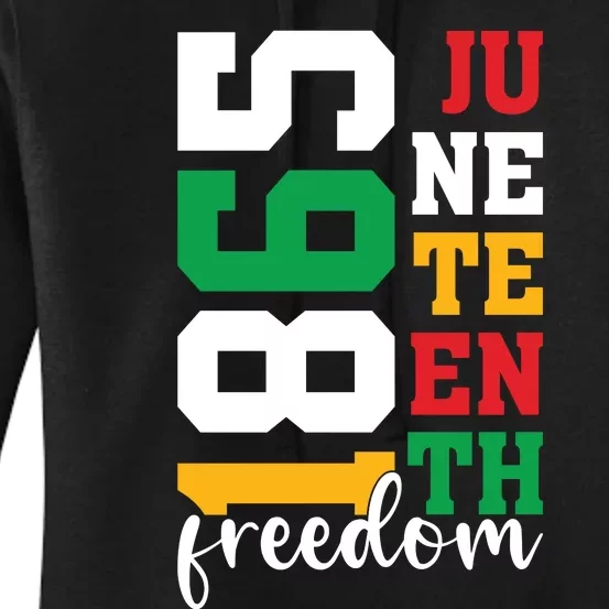 Juneteenth Freedom Celebration Graphic Women's Pullover Hoodie