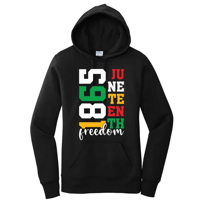 Juneteenth Freedom Celebration Graphic Women's Pullover Hoodie