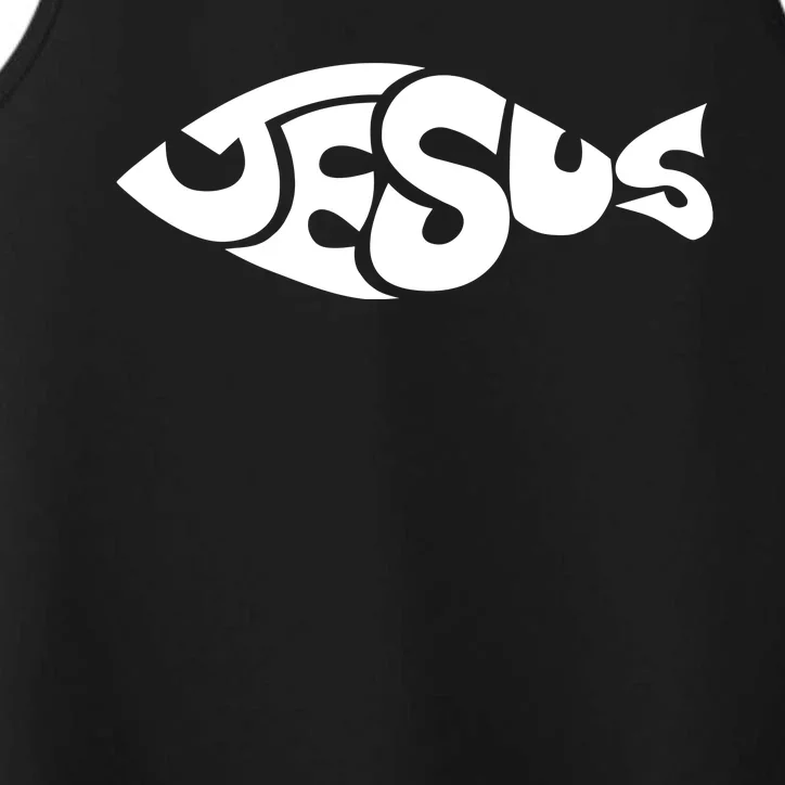 Jesus Fish Christian Performance Tank