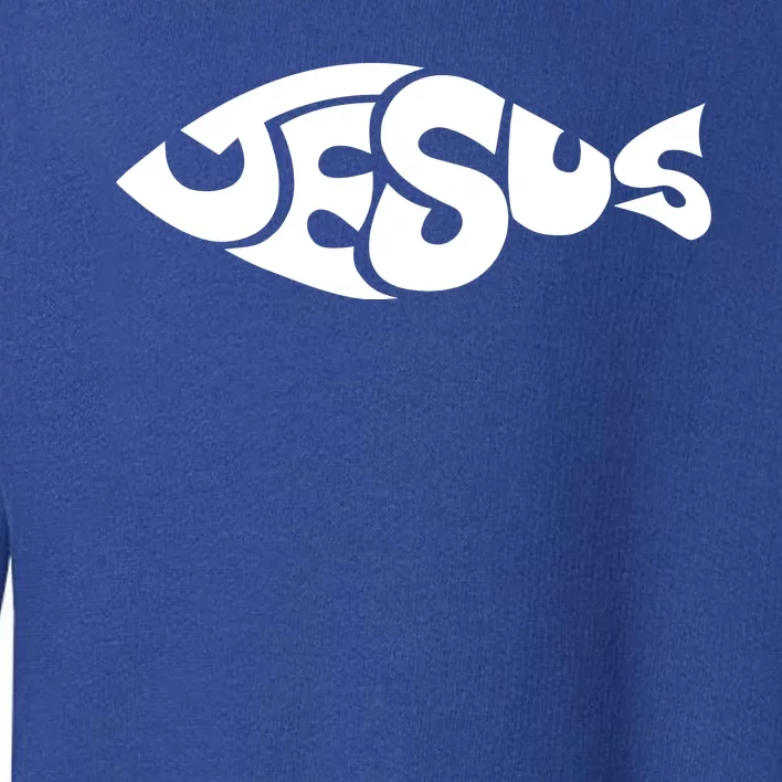 Jesus Fish Christian Toddler Sweatshirt