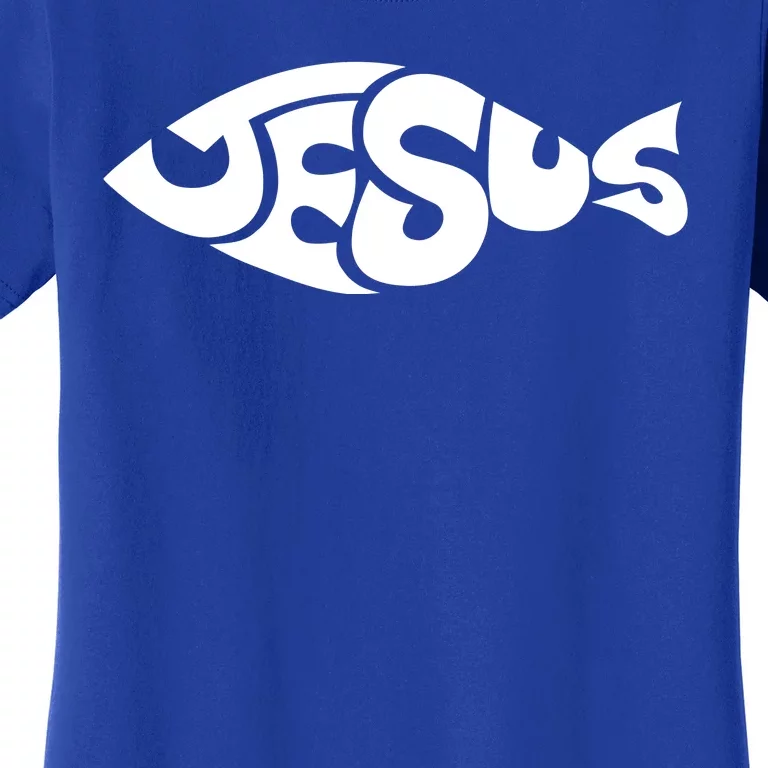 Jesus Fish Christian Women's T-Shirt