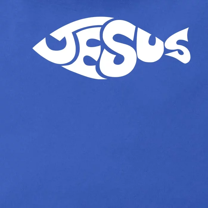 Jesus Fish Christian Zip Tote Bag