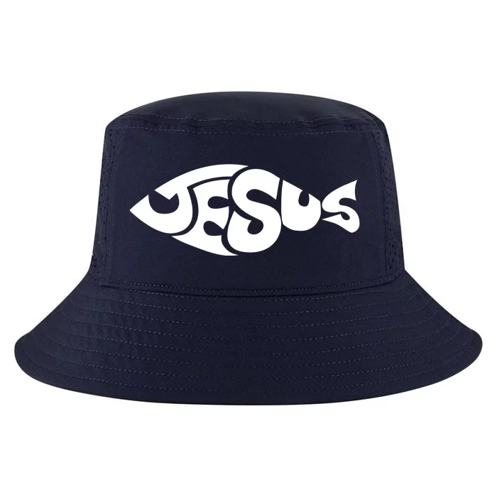 Jesus Fish Christian Cool Comfort Performance Bucket Hat