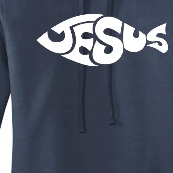 Jesus Fish Christian Women's Pullover Hoodie