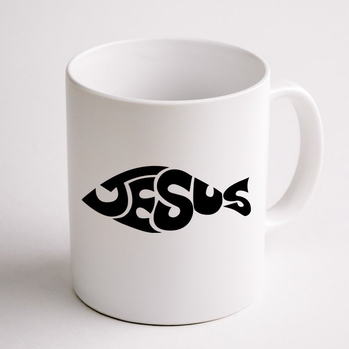 Jesus Fish Christian Front & Back Coffee Mug