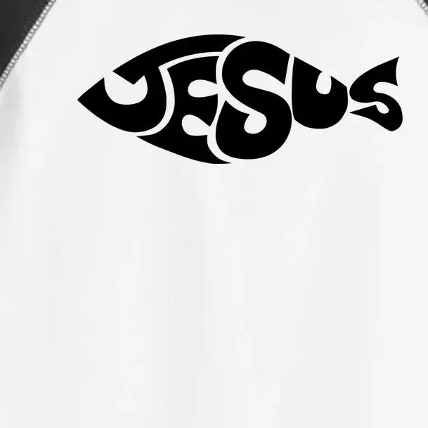 Jesus Fish Christian Toddler Fine Jersey T-Shirt