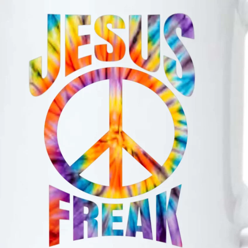 Jesus Freak Christian Retro Lettering Black Color Changing Mug