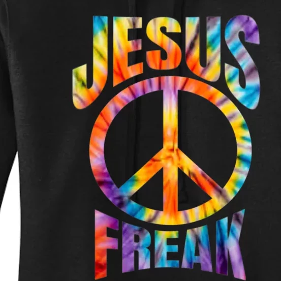 Jesus Freak Christian Retro Lettering Women's Pullover Hoodie