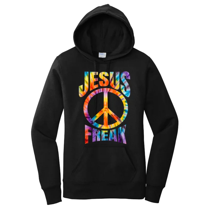 Jesus Freak Christian Retro Lettering Women's Pullover Hoodie