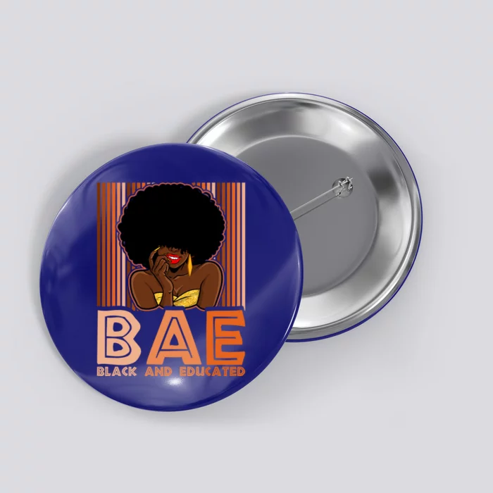 Juneteenth Fist Celebrating 1865 Kente Black History Month Gift Button