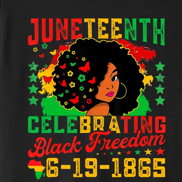 Juneteenth Flag Celebrating Black Freedom Juneteenth 1865 ChromaSoft Performance T-Shirt