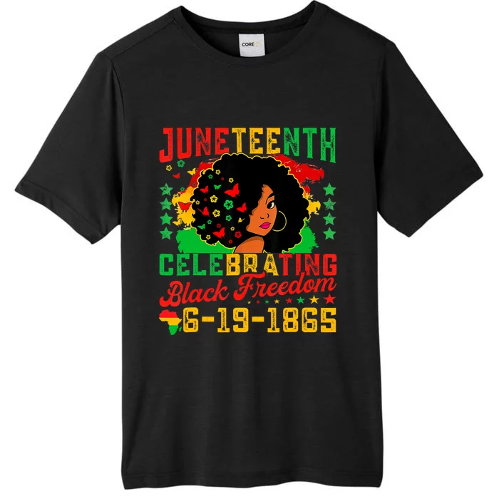 Juneteenth Flag Celebrating Black Freedom Juneteenth 1865 ChromaSoft Performance T-Shirt