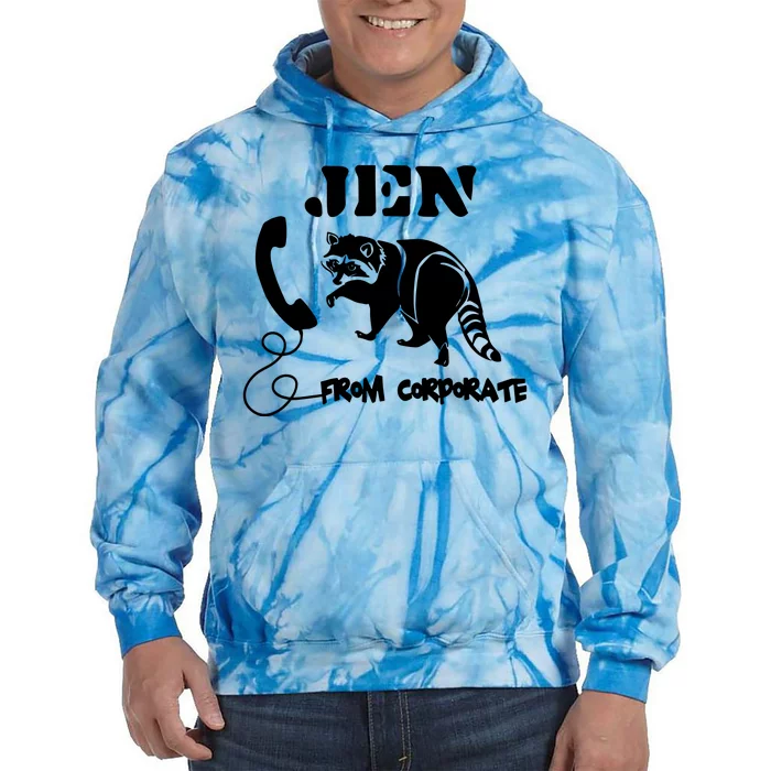 Jen From Corporate Tie Dye Hoodie