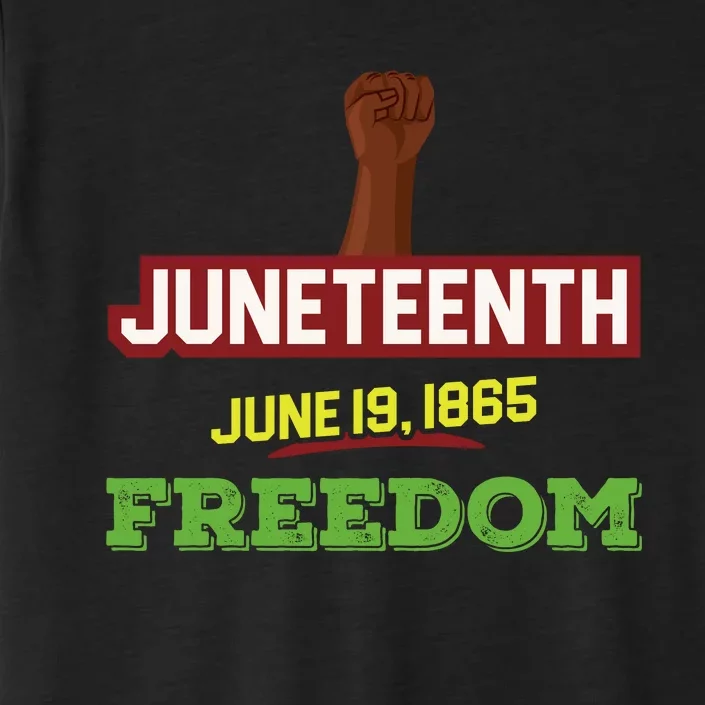 Juneteenth Freedom Celebration Graphic ChromaSoft Performance T-Shirt