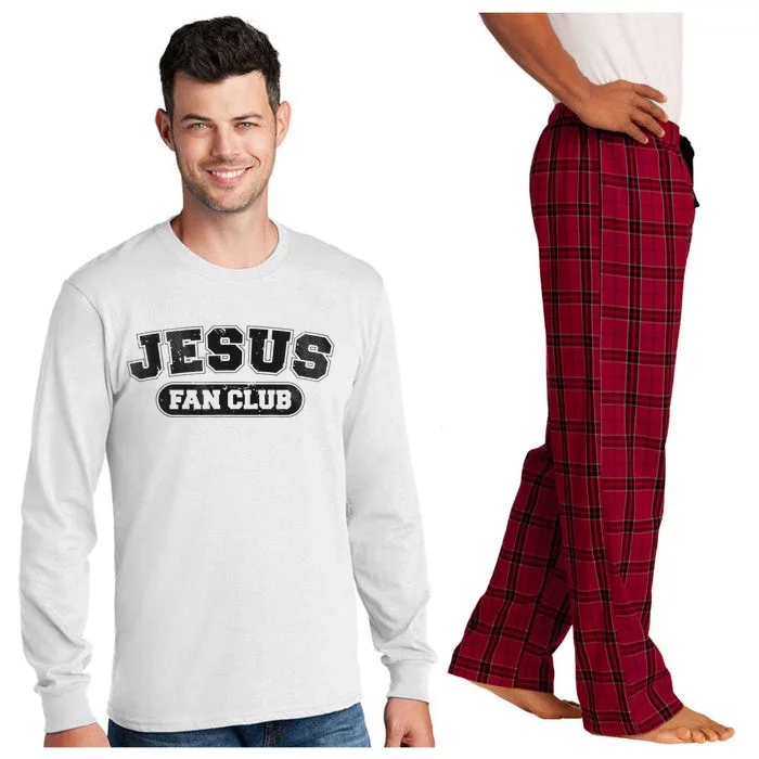 Jesus Fan Club Religious Christian Faith Palm Sunday Easter Long Sleeve Pajama Set